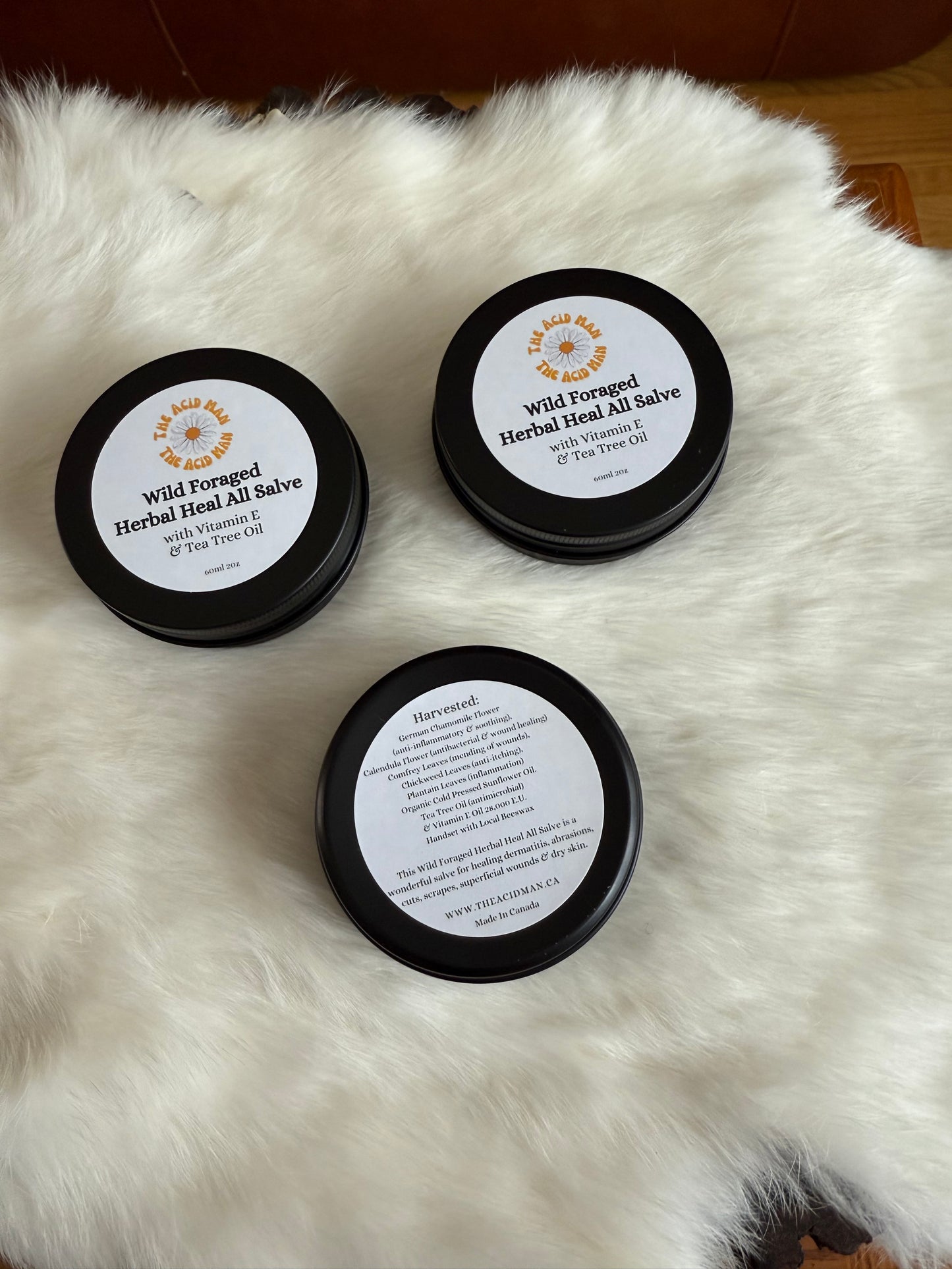 Wild Foraged Herbal Heal All Salve