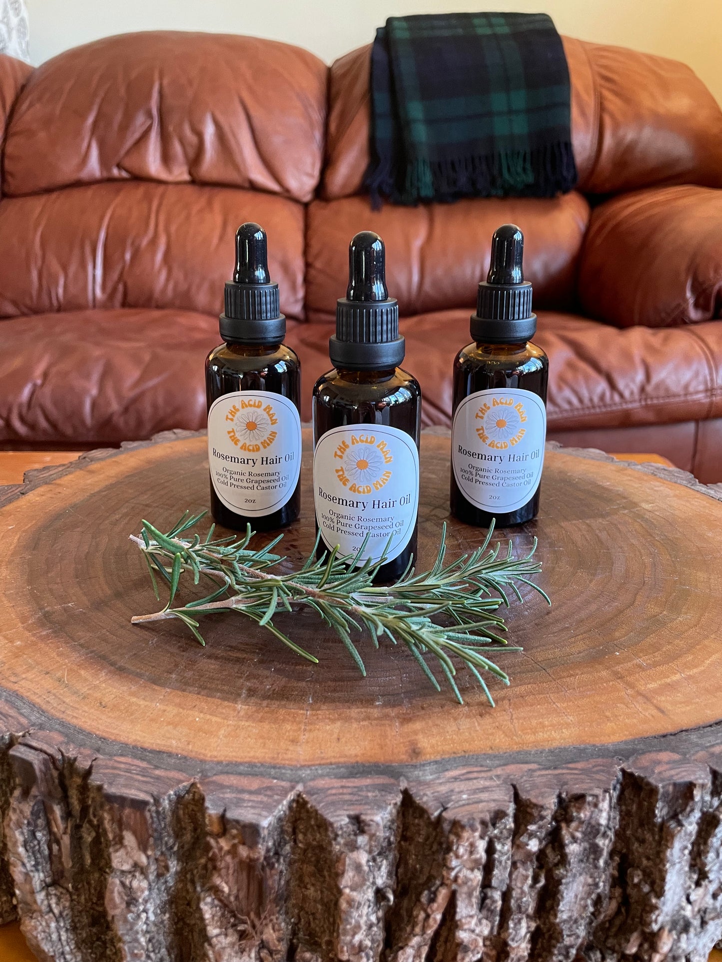 Organic Rosemary Hair Oil 2oz