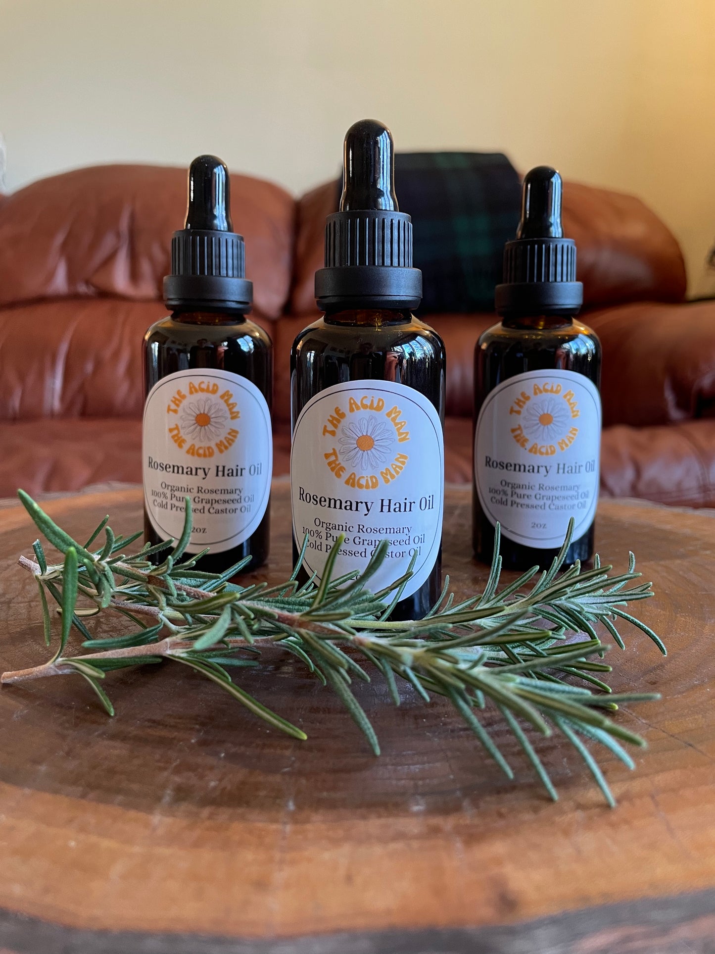 Organic Rosemary Hair Oil 2oz