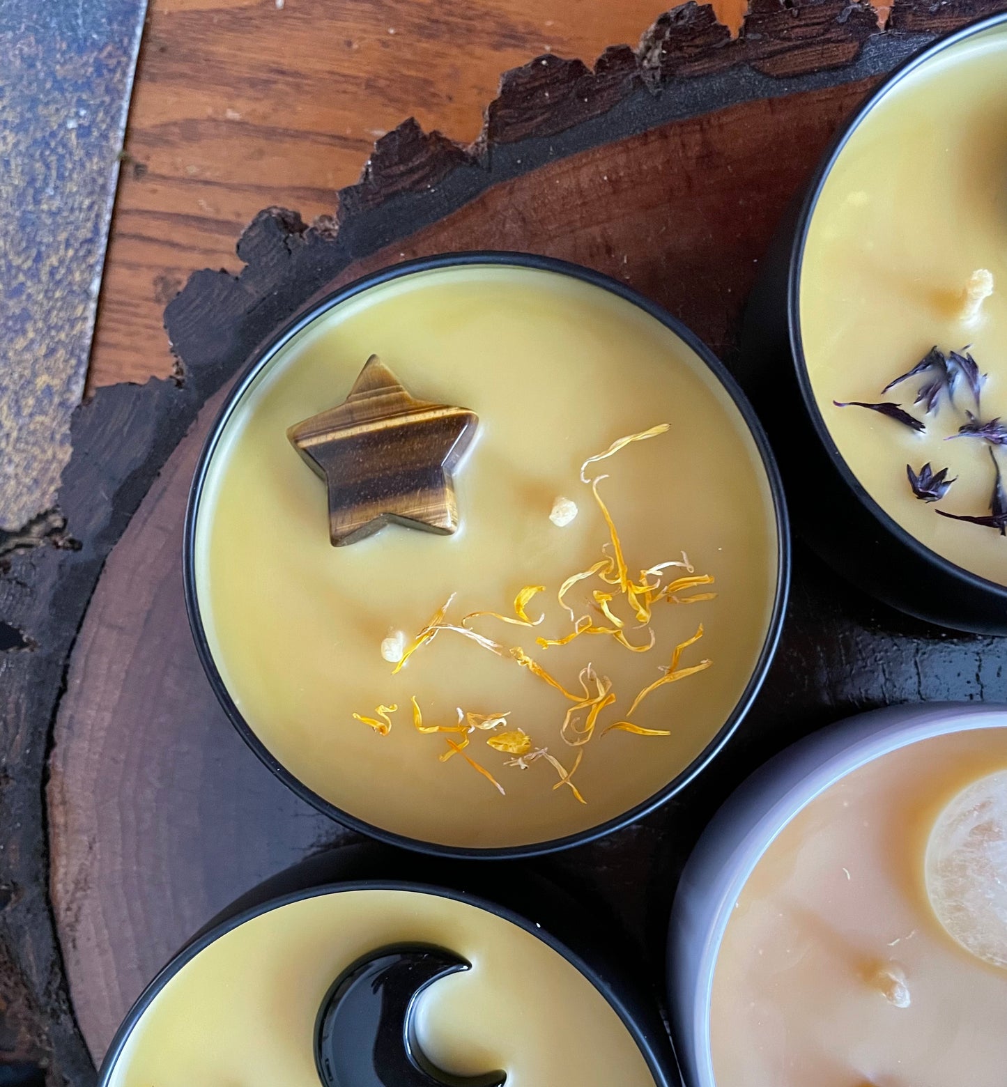 Tiger Eye Star Candle